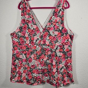 Torrid Floral Peplum Top